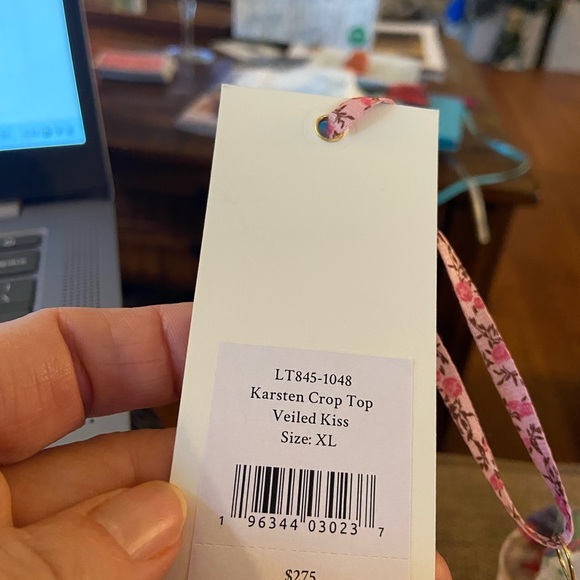 LoveShackFancy KARSTEN top, balloon sleeves, size XL, NWT - Picture 7 of 9